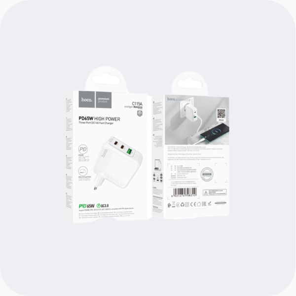 Hoco C115A  Adapter - Image 2