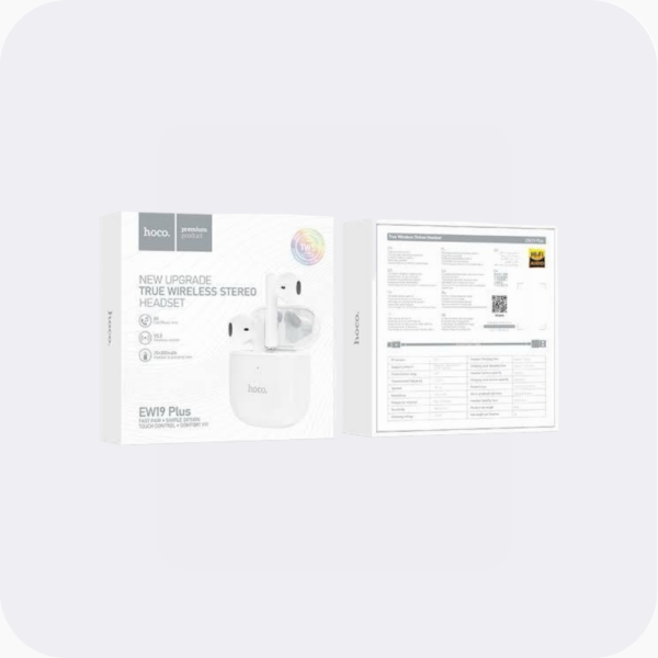 Hoco EW19 Plus Stereo Headset - Image 2