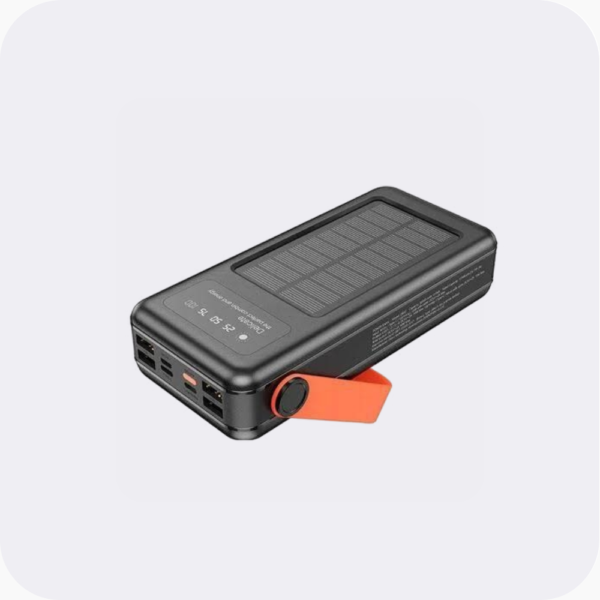 Hoco Solar Charging 30000 mAh PowerBank with Torch - Image 2