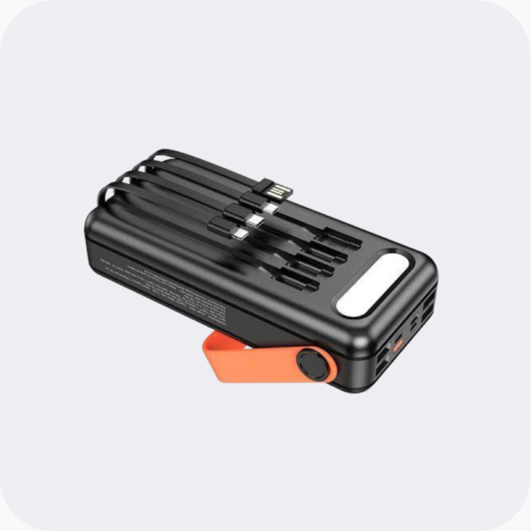 Hoco Solar Charging 30000 mAh PowerBank with Torch - Image 3