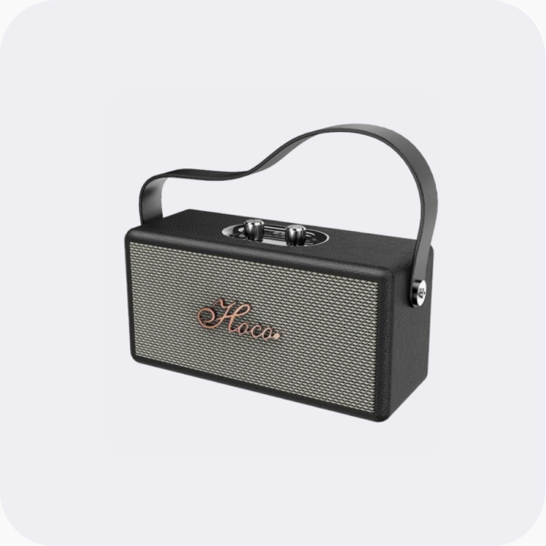 Hoco Rhyme Retro Leather BT Speaker - Image 2