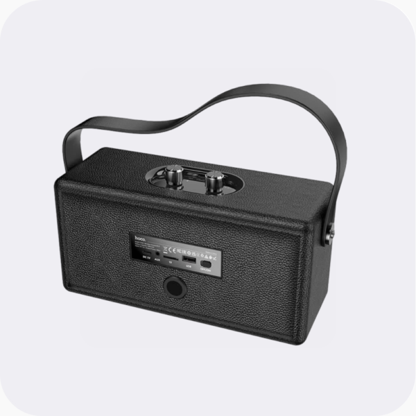 Hoco Rhyme Retro Leather BT Speaker - Image 3