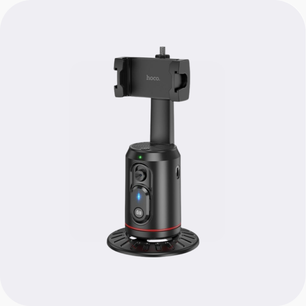 Hoco K23 Lotus Smart 360 Degrees Auto Face Tracking Black Color - Image 2