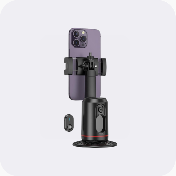 Hoco K23 Lotus Smart 360 Degrees Auto Face Tracking Black Color - Image 5